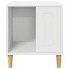 vidaXL Dog House White 44 x 42 x 49 cm Engineered Wood