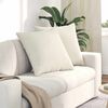 vidaXL Sofa Pillows 2 pcs Cream 60 x 60 cm Corduroy Fabric
