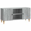 vidaXL TV Cabinet 102 x 34.5 x 50 cm Grey Sonoma Engineered Wood