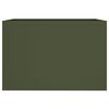 vidaXL Planter Olive Green 62x40x39 cm Steel