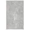 vidaXL Bedside Cabinet Concrete Grey 50x36x60 cm Engineered Wood