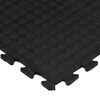 vidaXL Rubber Floor Tile Black 12 mm 90x120 cm