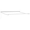 vidaXL Retractable Awning Anthracite and White 5x3 m Fabric&Aluminium