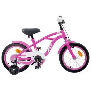 vidaXL Kids Bike 12 Inches for 2-4 Years Old Dark Pink