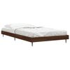 vidaXL Bed Frame without Mattress Brown Oak 100x200 cm Engineered Wood