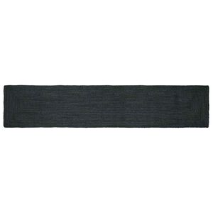 vidaXL Area Rug Dark Grey 80 x 400 cm Jute