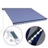 vidaXL Solar Electric Awning 3 x 2.5 m Anthracite 100% Polyester