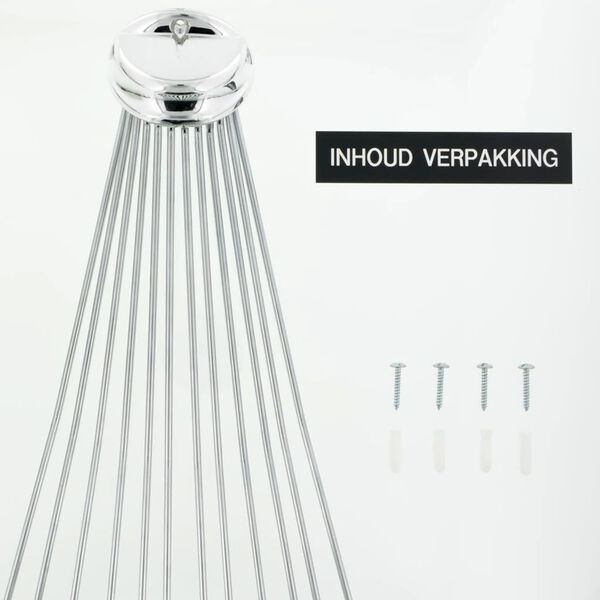 Sealskin Shower Curtain Rail Umbrella Corner Chrome