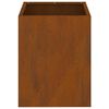 vidaXL Garden Planter Weathering Steel 32 x 32 x 40 cm