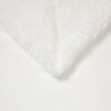 vidaXL Throw Blanket White 220 x 240 cm Fleece
