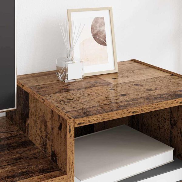 vidaXL TV Cabinet Old Wood 160 x 35 x 55 cm Engineered Wood