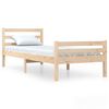 vidaXL Bed Frame without Mattress Solid Wood 90x200 cm