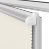 vidaXL Roller Blind Blackout Off White 50x230 cm Fabric Width 45.7 cm Polyester