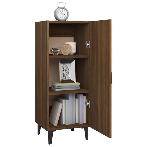 vidaXL Sideboard Brown Oak 34.5x34x90 cm Engineered Wood