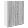 vidaXL Hanging Cabinet Grey Sonoma 80 x 31 x 100 cm Engineered Wood