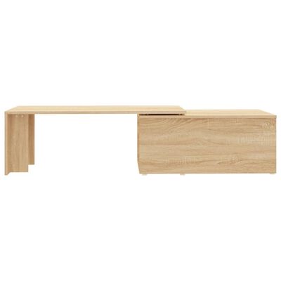 vidaXL Coffee Table Sonoma Oak 150x50x35 cm Engineered Wood
