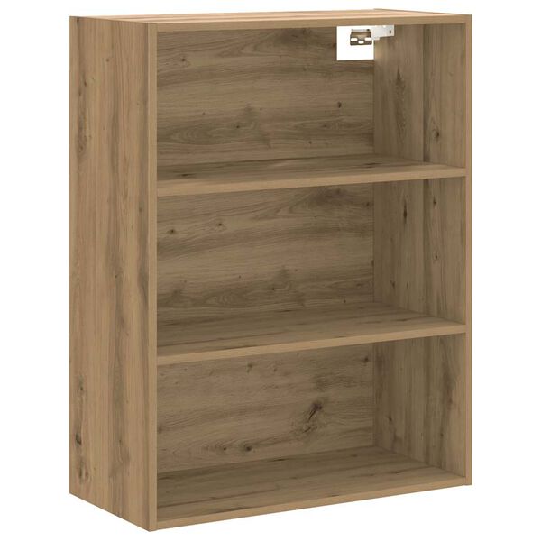 vidaXL Hanging Wall Cabinet Artisan Oak 69.5x32.5x90 cm