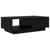 vidaXL Coffee Table Black Oak 95 x 55 x 31 cm Engineered Wood
