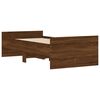 vidaXL Bed Frame with Drawers without Mattress Brown Oak 90x190 cm Single