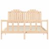 vidaXL Bed Frame without Mattress 160x200 cm Solid Wood Pine