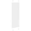 vidaXL Pleated Blind White 45x150 cm Fabric Width 44.4 cm Polyester