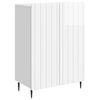 vidaXL Sideboard High Gloss White 66 x 34.5 x 92 cm Engineered Wood