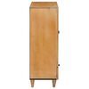 vidaXL Highboard Light brown 60 x 33 x 100 cm Solid mango wood