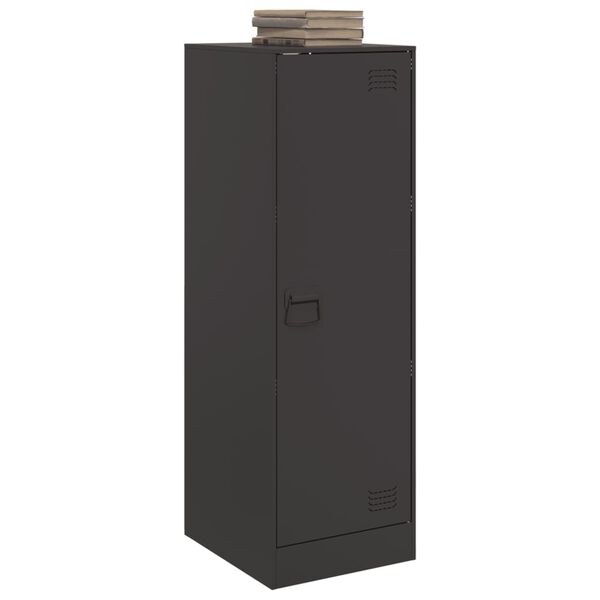 vidaXL Sideboard Black 34.5x39x107 cm Steel