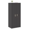 vidaXL Storage Cabinet Black 60 x 40 x 140 cm Cold-Rolled Steel