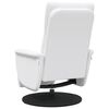 vidaXL Massage Recliner Chair White 71 x 90 x 105 cm Faux Leather