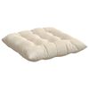 vidaXL Seat Cushions 4 pcs Beige 40 x 40 x 6 cm Microfibre