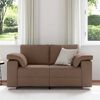 vidaXL Sofa Brown 160 x 77 x 82 cm Fabric