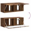 vidaXL TV Cabinet Set 4 pcs Old Wood Engineered Wood