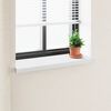 vidaXL Window Sill White 100 x 35 x 4.5 cm PVC