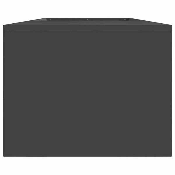 vidaXL Fire Pit Black 160 x 45 x 35 cm Steel