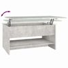 vidaXL Coffee Table Concrete Grey 80x50x40 cm Engineered Wood