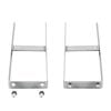 vidaXL Fence Ground Spikes 2 pcs for WPC Fence Steel 40 cm