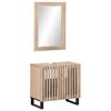 vidaXL 2 Piece Bathroom Furniture Set Solid Wood Mango
