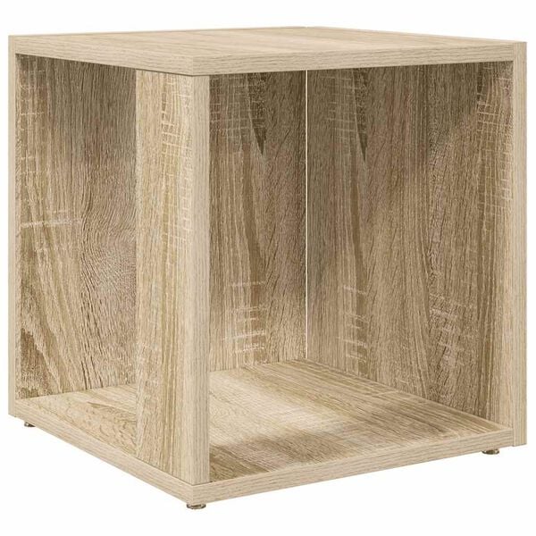 vidaXL Side Table Sonoma Oak 33x33x34.5 cm Engineered Wood