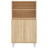 vidaXL Highboard Sonoma Oak 60x36x110 cm Engineered Wood