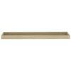 vidaXL Loggia Wall Shelves 2 pcs Oak 80x15x4 cm MDF