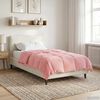 vidaXL Summer Duvet Quilted Pink 135 x 220 cm Microfiber