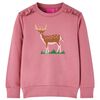 Kids' Sweatshirt Raspberry 140
