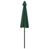 vidaXL Garden Parasol with Aluminium Pole 270 cm Green