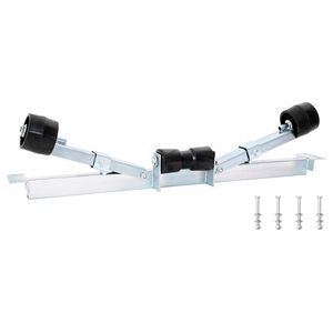 vidaXL Boat Trailer Bottom Support 111 x 12.5 x 43 cm Galvanised Steel
