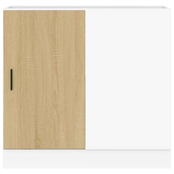 vidaXL Kitchen Base Cabinet Lyon Sonoma Oak Engineered Wood