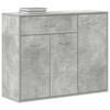 vidaXL Sideboard Concrete Grey 88x30x70 cm Engineered Wood