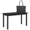 vidaXL Bench Black Oak 80 x 35 x 45 cm Engineered Wood