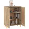 vidaXL Sideboard Sonoma Oak 69.5x34x90 cm Engineered Wood