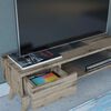 Homemania TV Stand Maya 90x30x33 cm Walnut